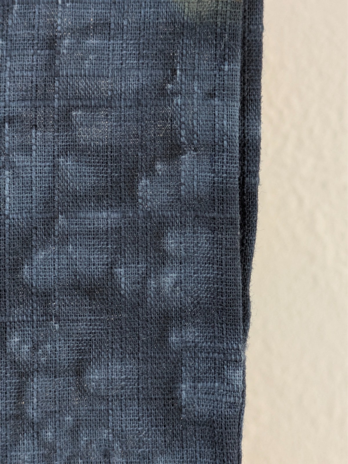 Japanese Kimono Cotton Yukata Navy Blue Colored Leaves Junko Koshino Summer Wear