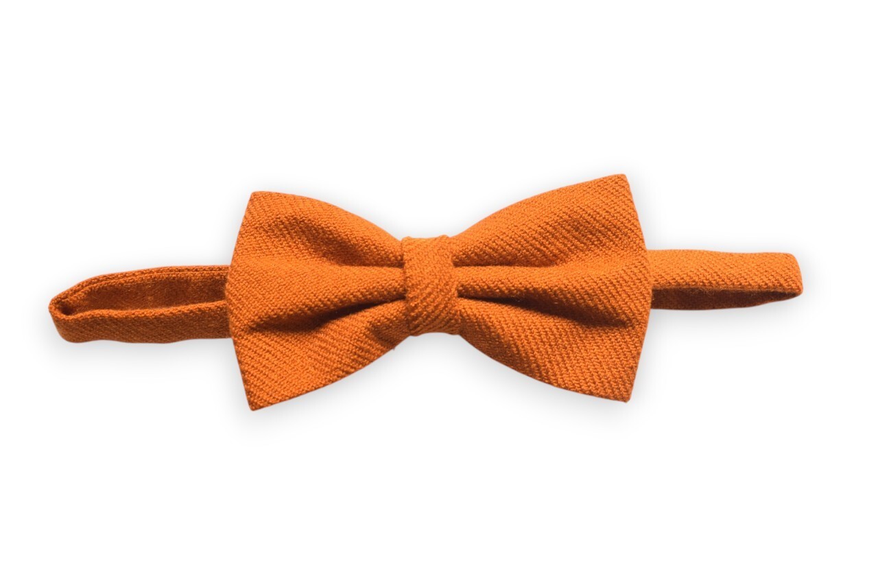 Men’s Scottish Saffron Tartan Bow Tie Formal Tie For Wedding