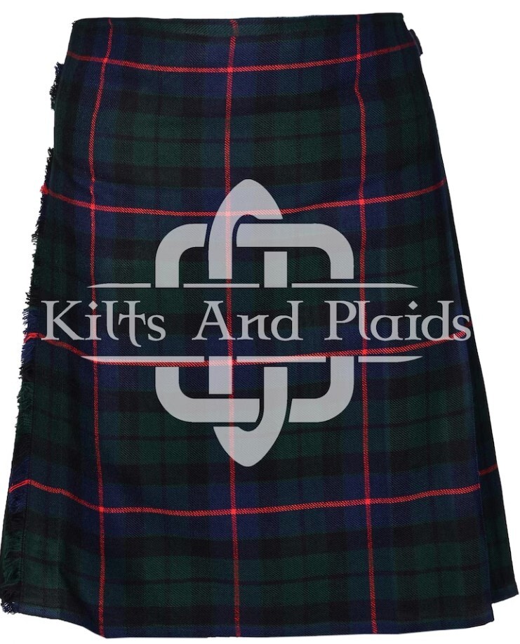 Morrison Tartan Scottish 8 Yard Kilt – Traditional Highlander Kilt for Men