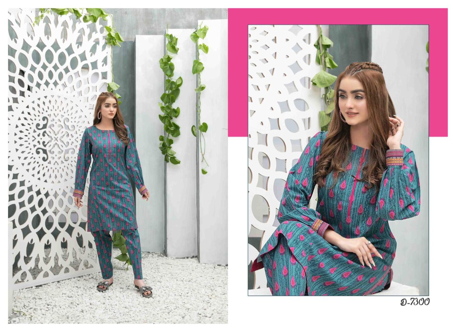 TAWAKKAL LUCIA DIGITAL PRINTED LAWN CLLECTION 2 PIECE SUIT READY TO WEAR