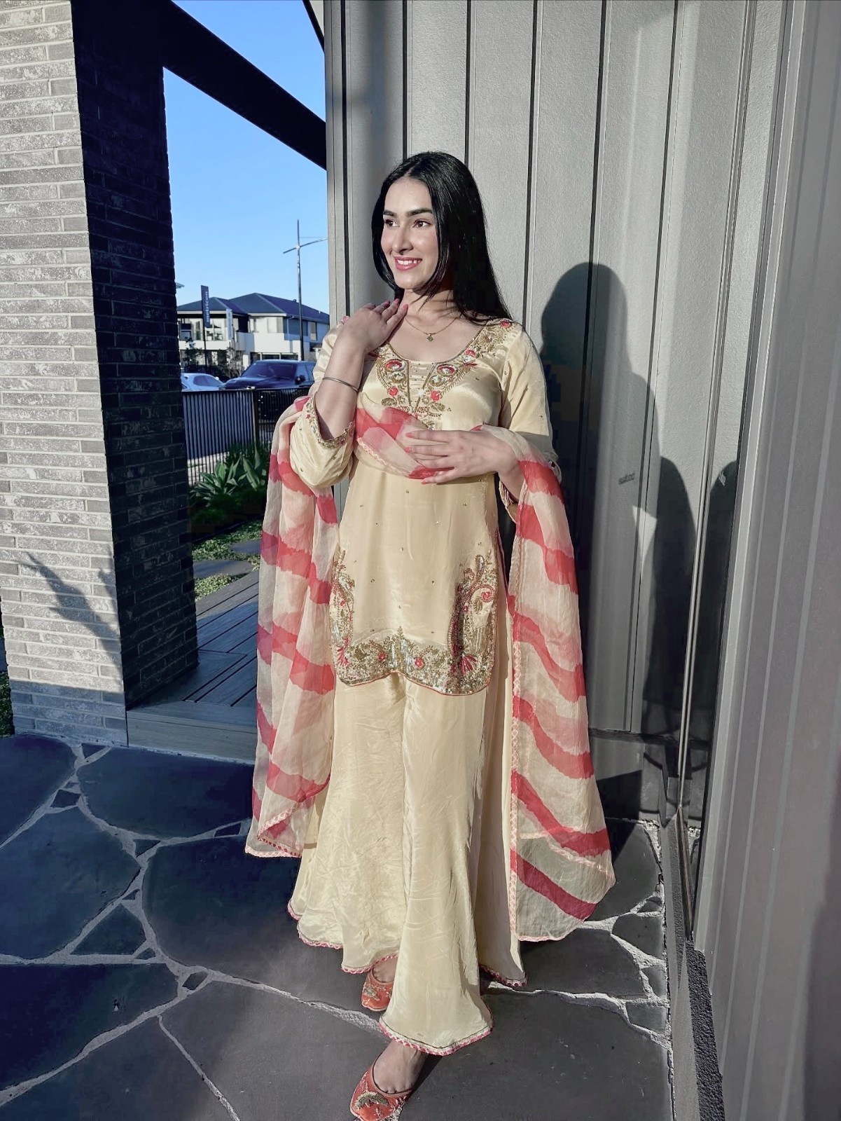 Indian Printed Anarkali Long Dress Digital Suit Gown Stitched Readymade Stylish