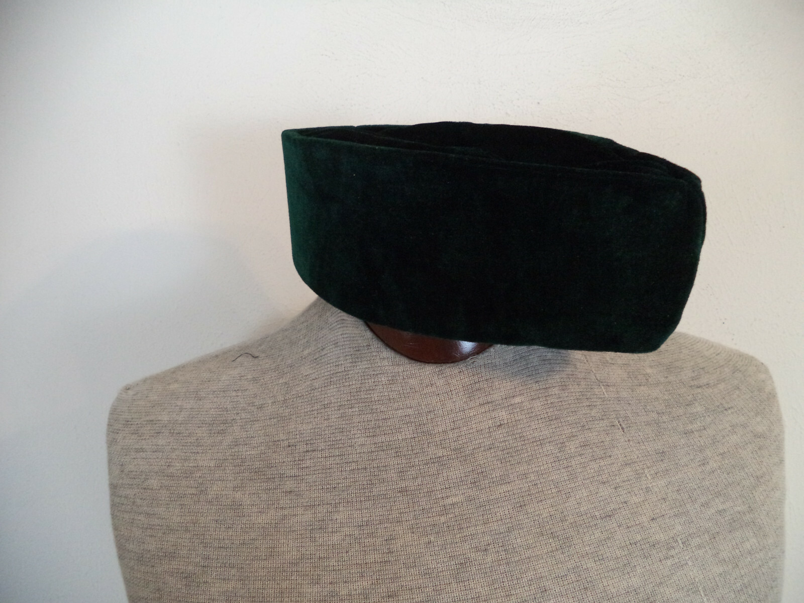 Executive Dark Green Handmade African Traditional Chieftaincy Hats. One Size