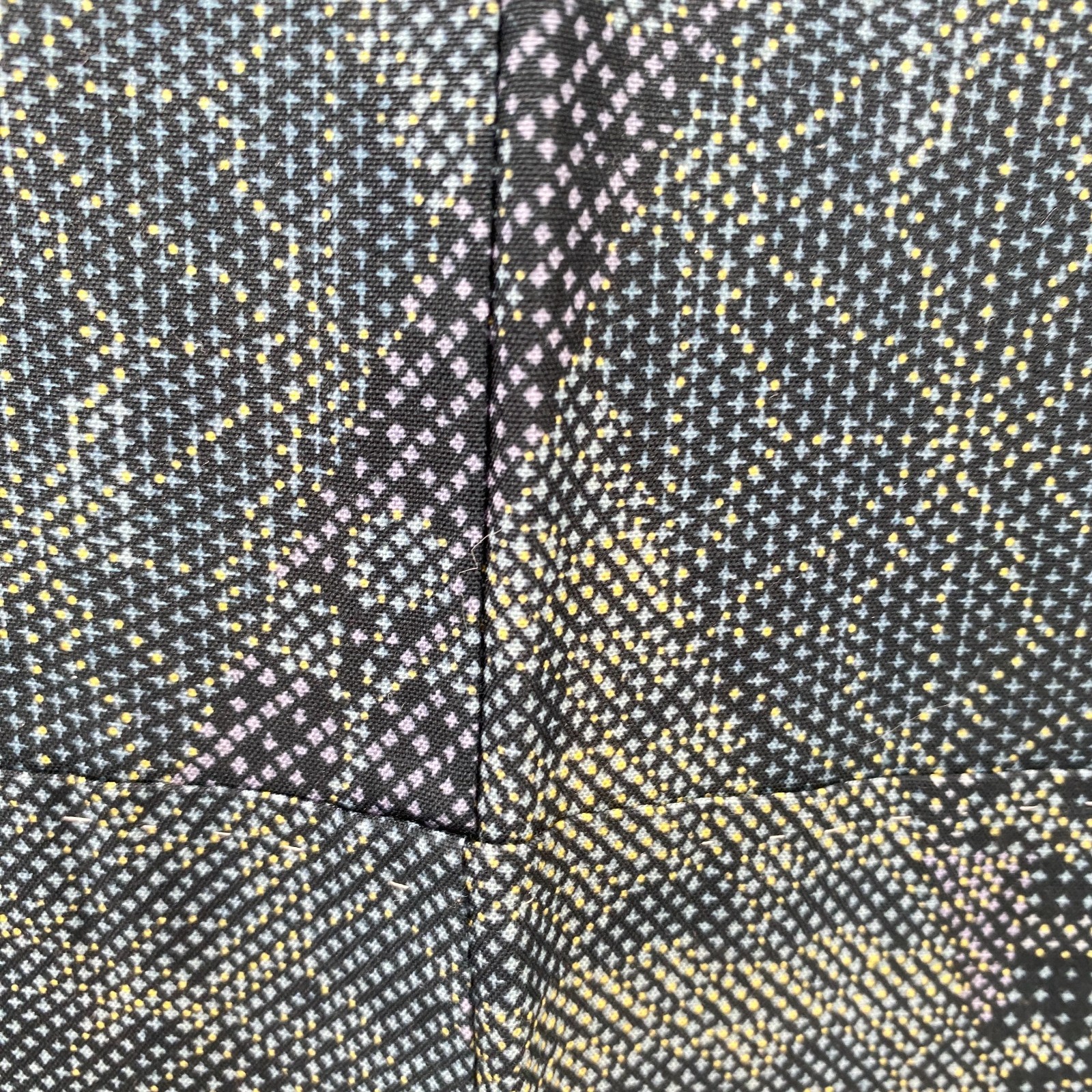 Japanese Vintage Kimono Silk Blue Tumugi Traditional Authentic Length 60 in