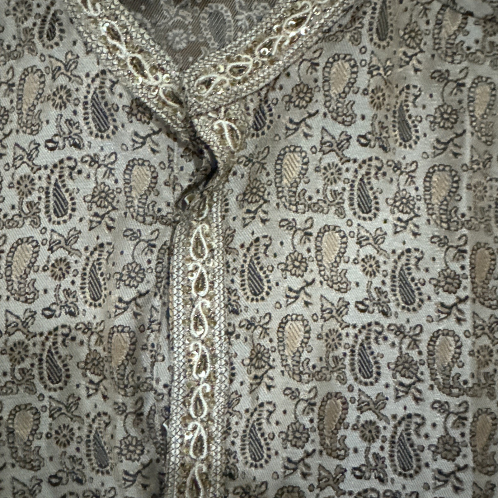 Ethos Indian/Pakistan Men’s Kurta Size 36 Patterned