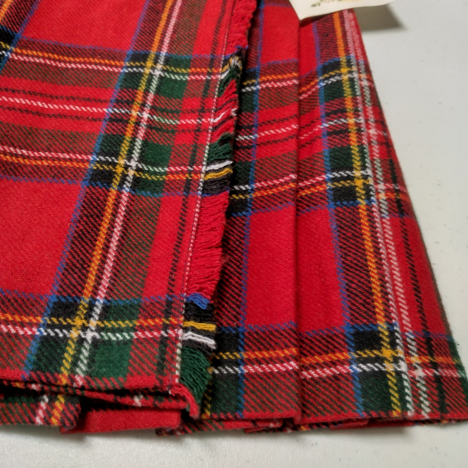 Blarney Woolen Mills Scottish Kilt Youth Size 26 Royal Stewart Tartan Red Skirt