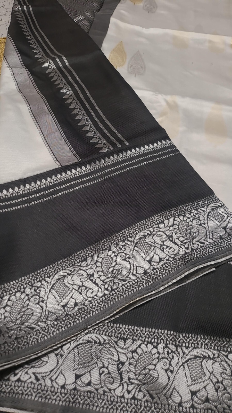 Designer Pure Silk Beautiful Saree Blouse Indian Bollywood Pakistani Women Sari