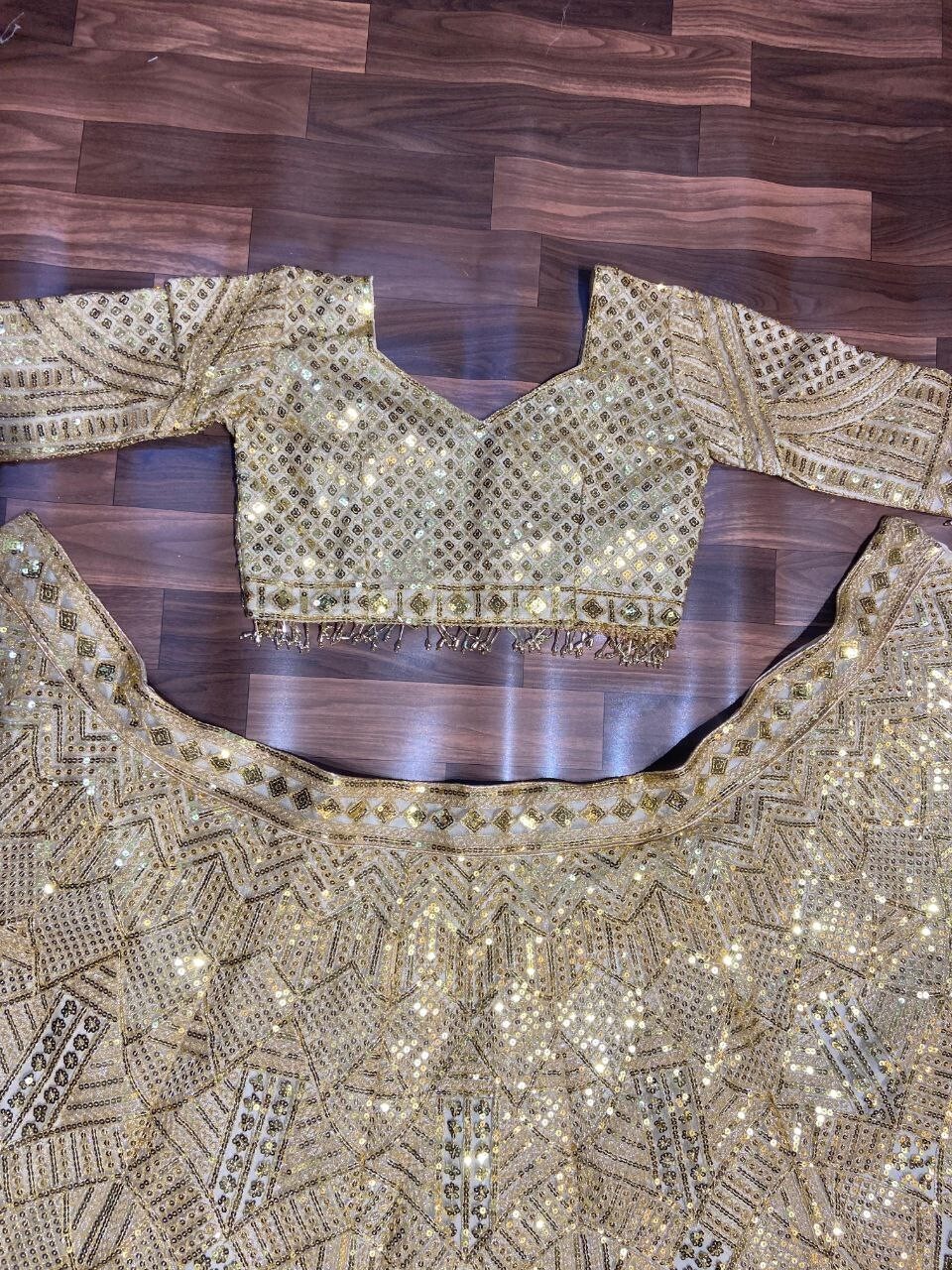 Function Wear Premium Soft Net Beige Lehenga Choli And Dupatta For Function Wear