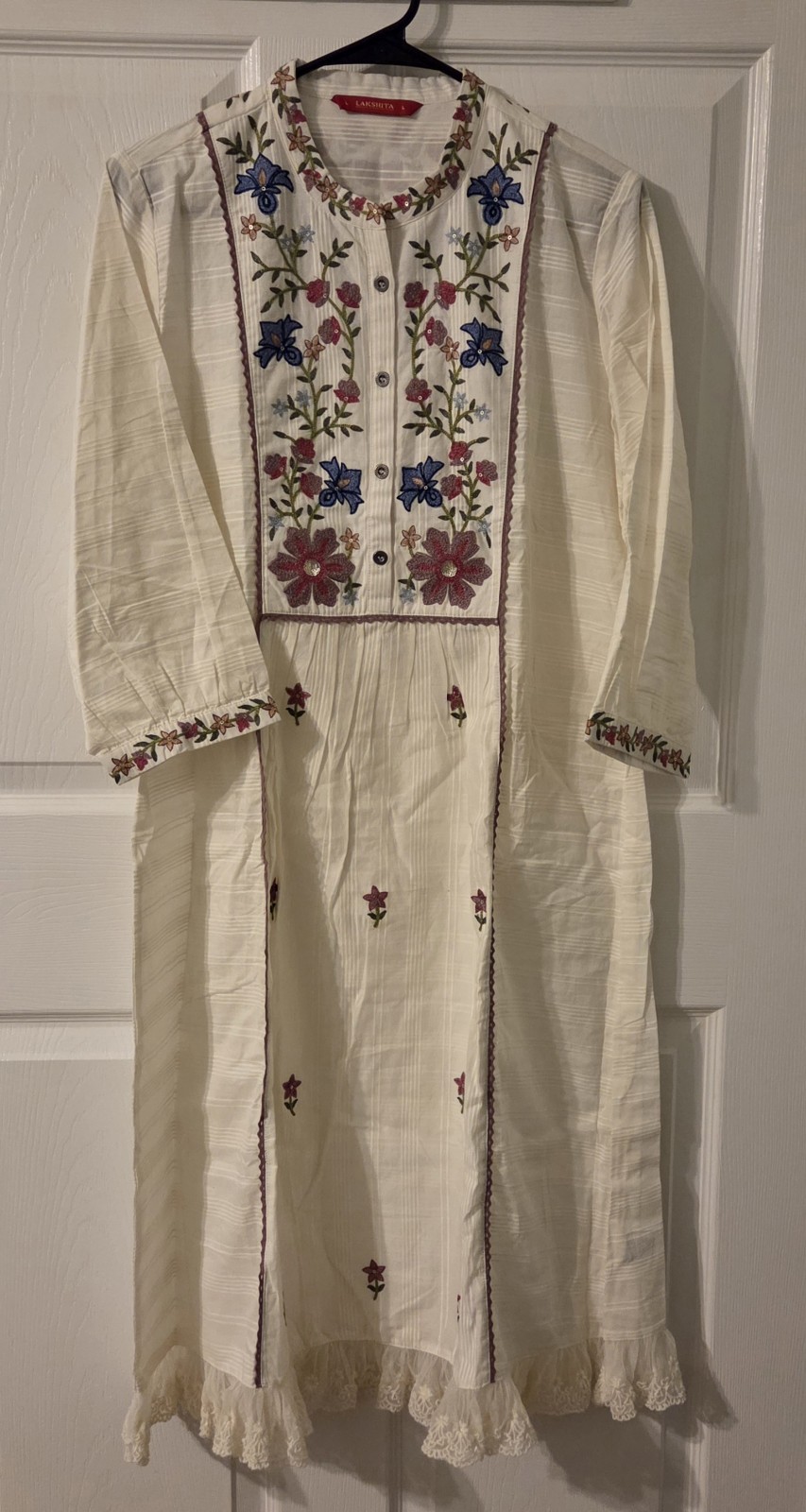 Pakistani Ladies Embroidary Dress 2 Piece Suit Size Large From Lakshita