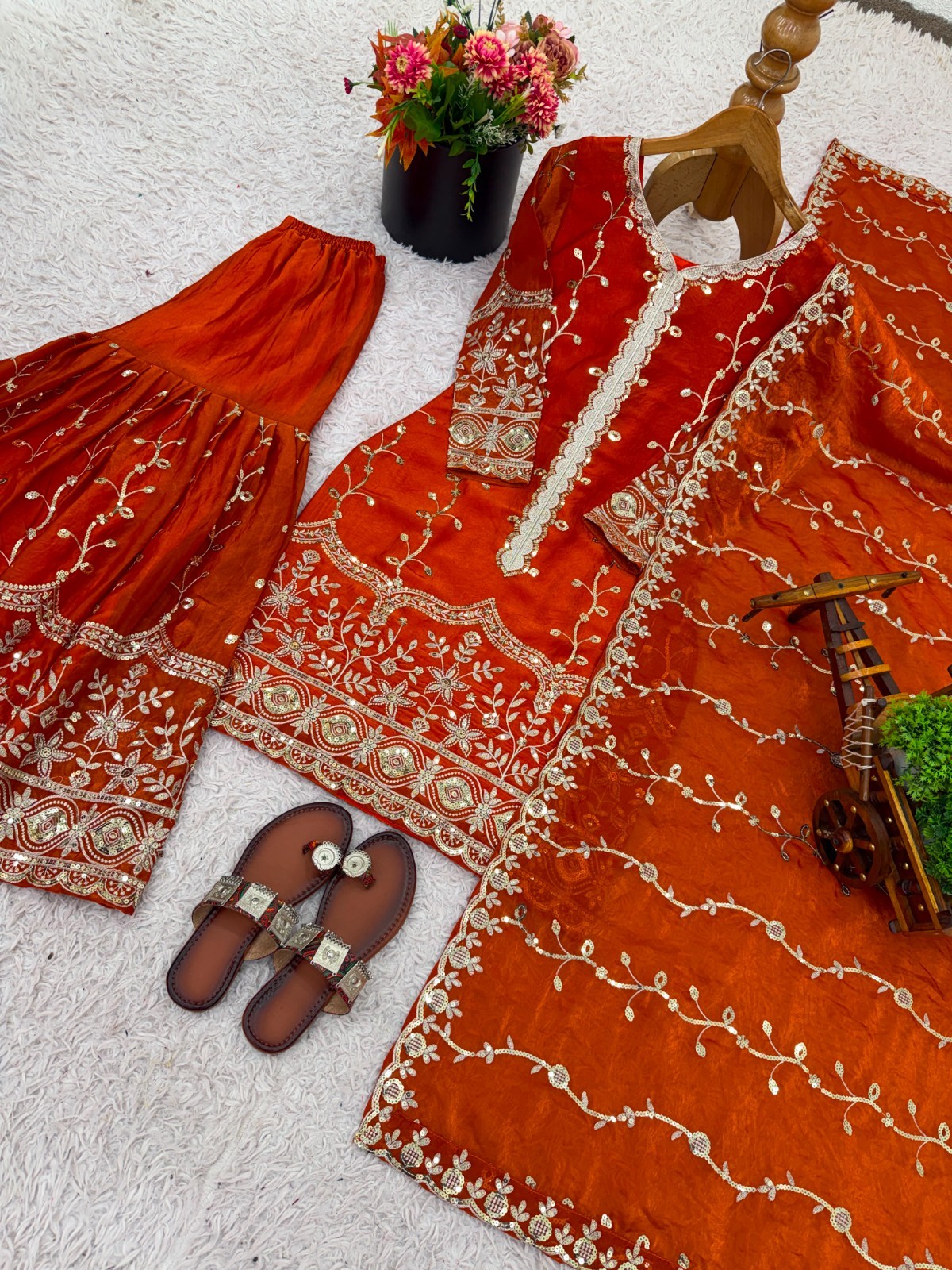 SALWAR KAMEEZ PAKISTANI INDIAN WEDDING PARTY WEAR DRESS BOLLYWOOD SUIT SHARARA