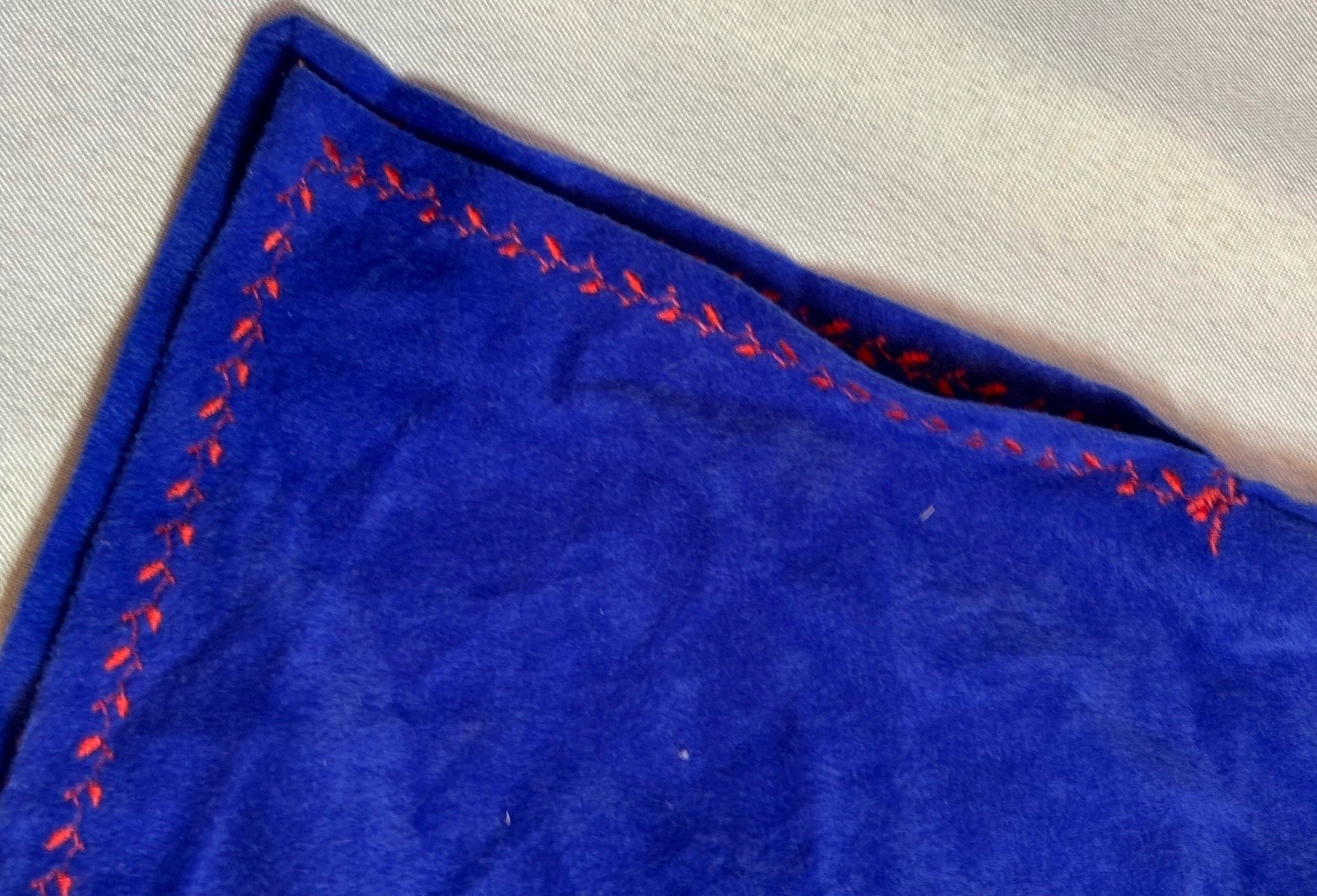 Native American Style Blue Suede Beaded Fringe Shirt Handmade