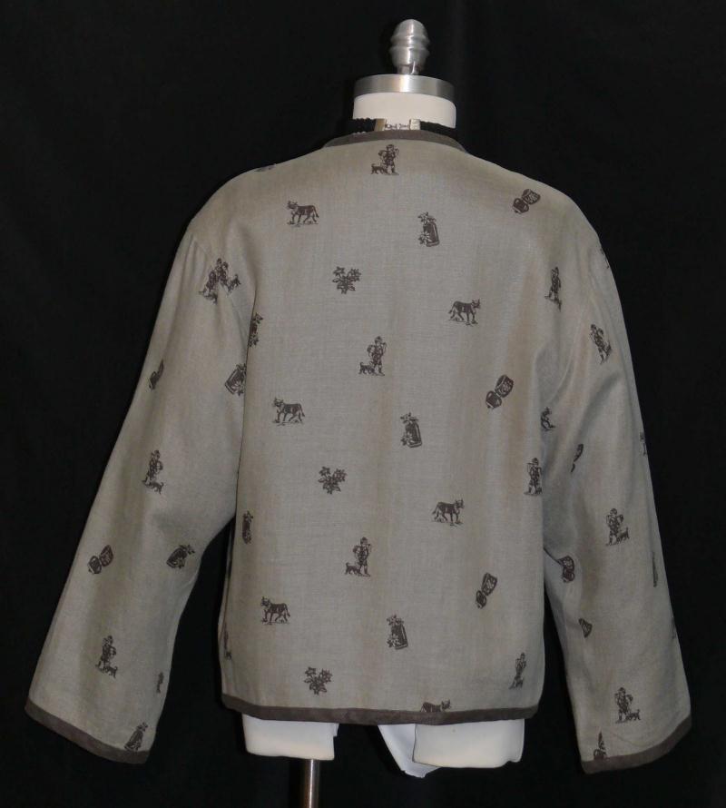 GREEN ~ LINEN German Women Sport Riding Western Summer Dress Suit JACKET 36 12 M