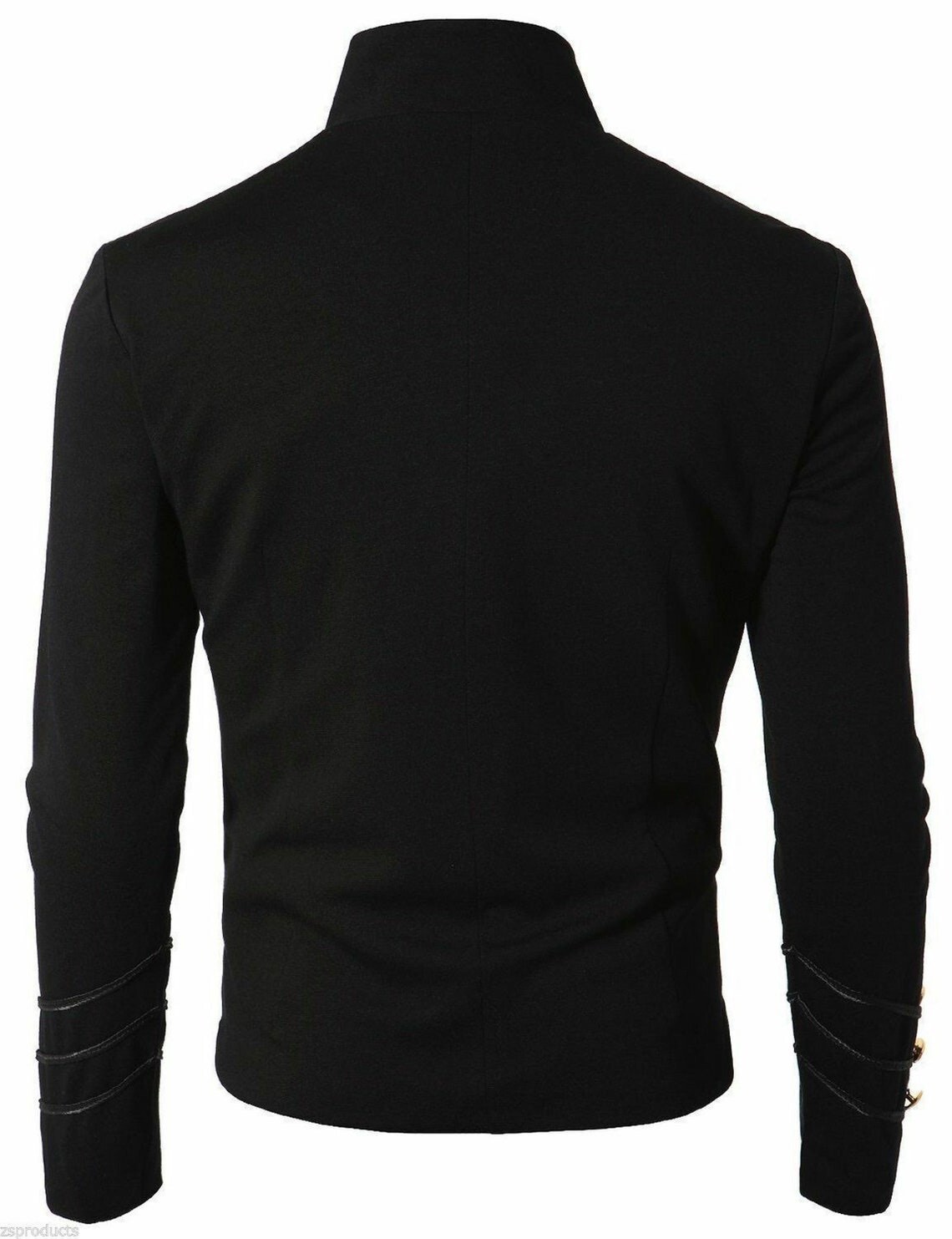 Men’s Scottish Black Gothic Jacket Highland Wedding jacket Sizes 34″ to 54″