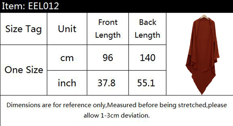 Eid Ramadan Muslim Overhead Abaya Large Hijab Khimar Scarf Islamic Jilbab Niqab