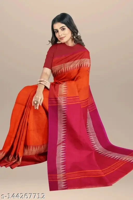 BENGAL HANDLOOM PURE COTTON KHADI VUMRI SAREE