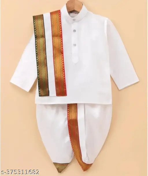 Kids kurta set for boys | Tiranga kurta set | festive wear Cotton Dhoti Set
