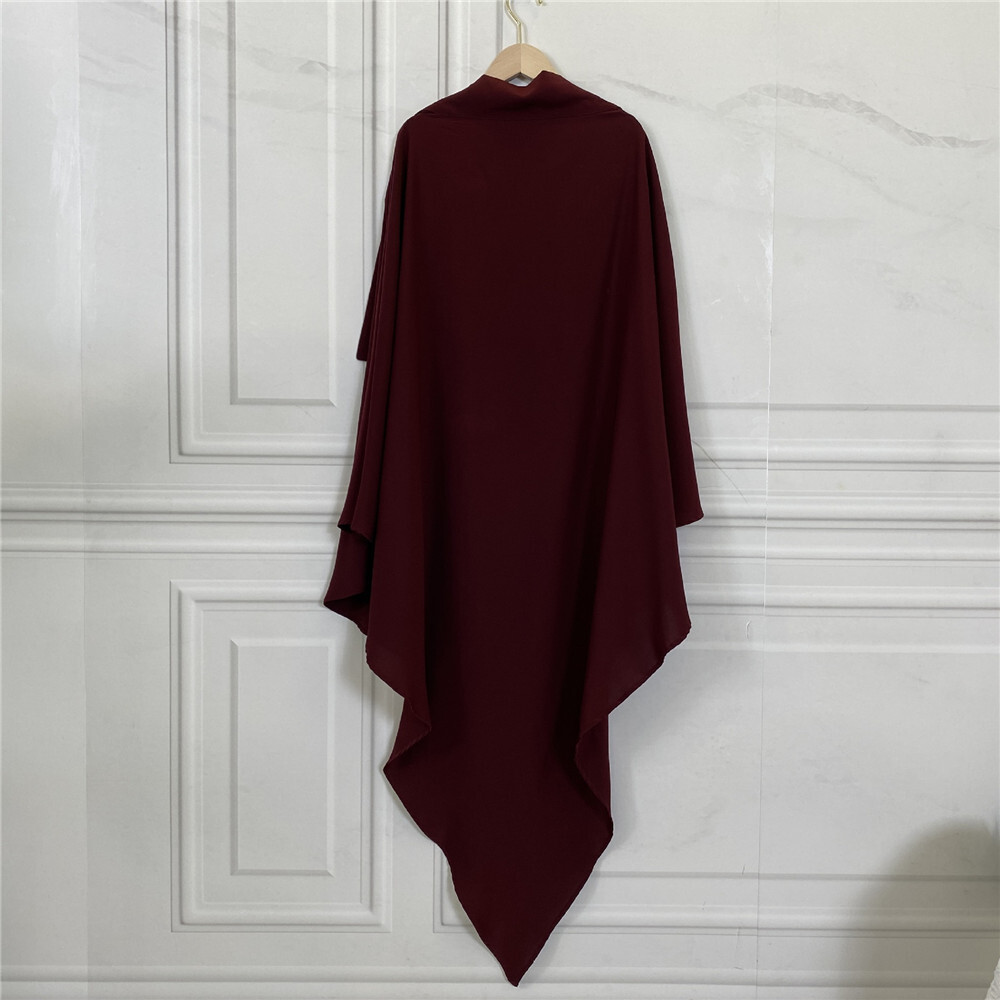 Eid Ramadan Muslim Overhead Abaya Large Hijab Khimar Scarf Islamic Jilbab Niqab