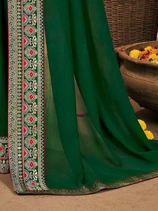Women’s Mix Catalog Sarees With Unstitched Blouse Piece