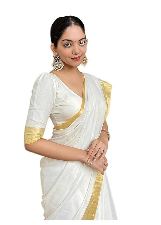 Women’s Banarasi Kanjivaram Silk Woven Saree with Blouse Material