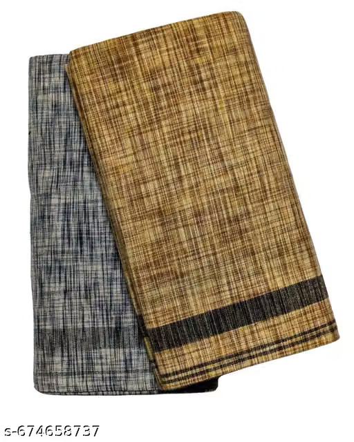 South Indian Traditional Men’s Lungi Combo/Men’s Cotton Lungis pack of 2