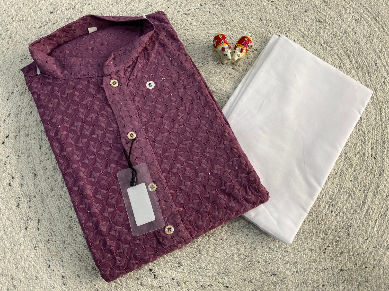 Pakistani Kurta Pajama Men’s Stitched Ready To Wear Wedding Kurta Pyjama Set