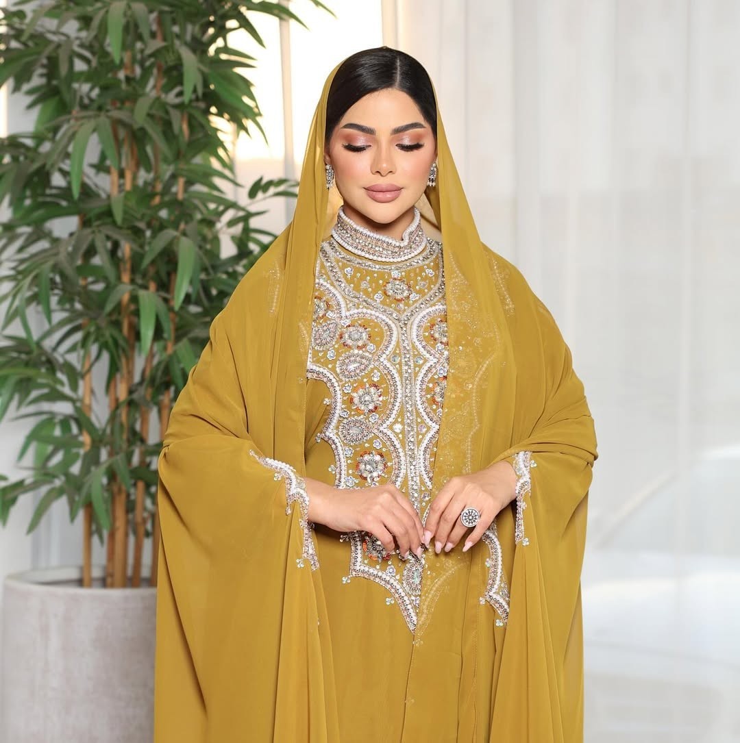 Arabic Isamic Clothing Womens Kaftan Abaya Islamic Clothing Beaded Kaftan