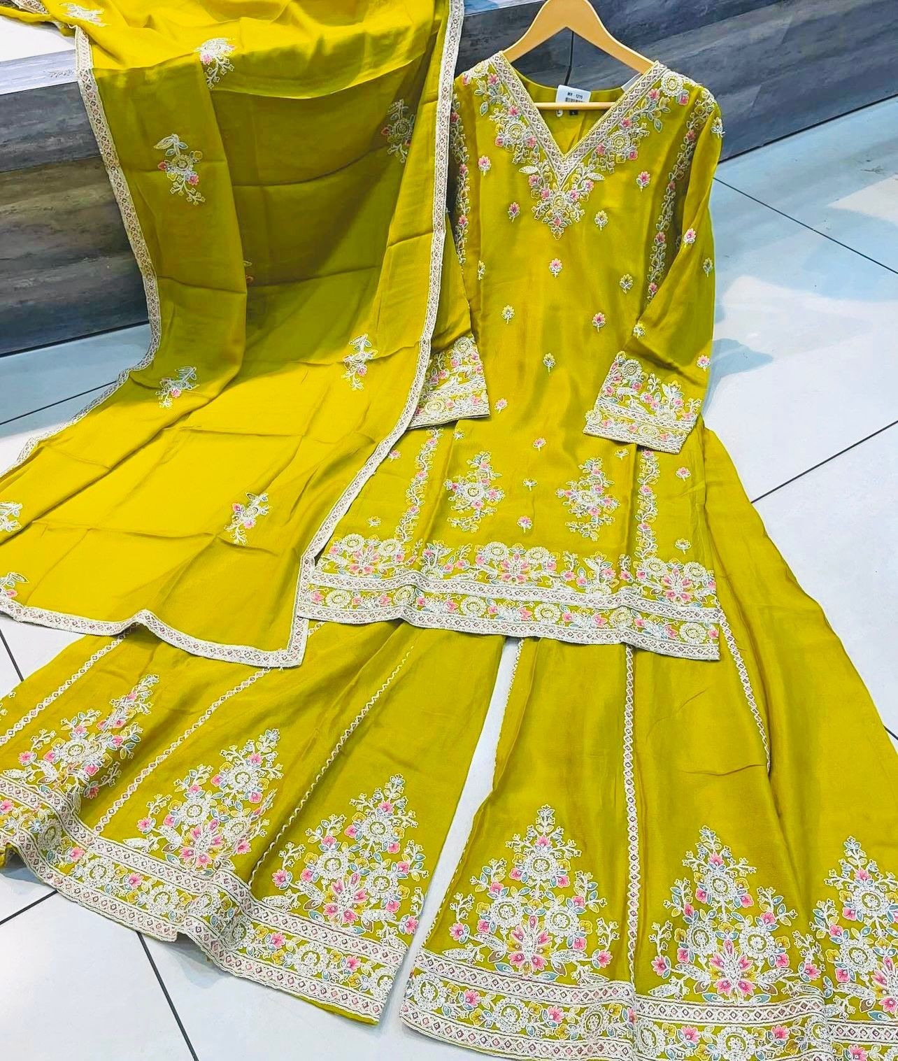SHARARA PLAZZO KURTI PLAZZO SALWAR KAMEEZ SUIT WOMEN DESIGNER WEDDING EID