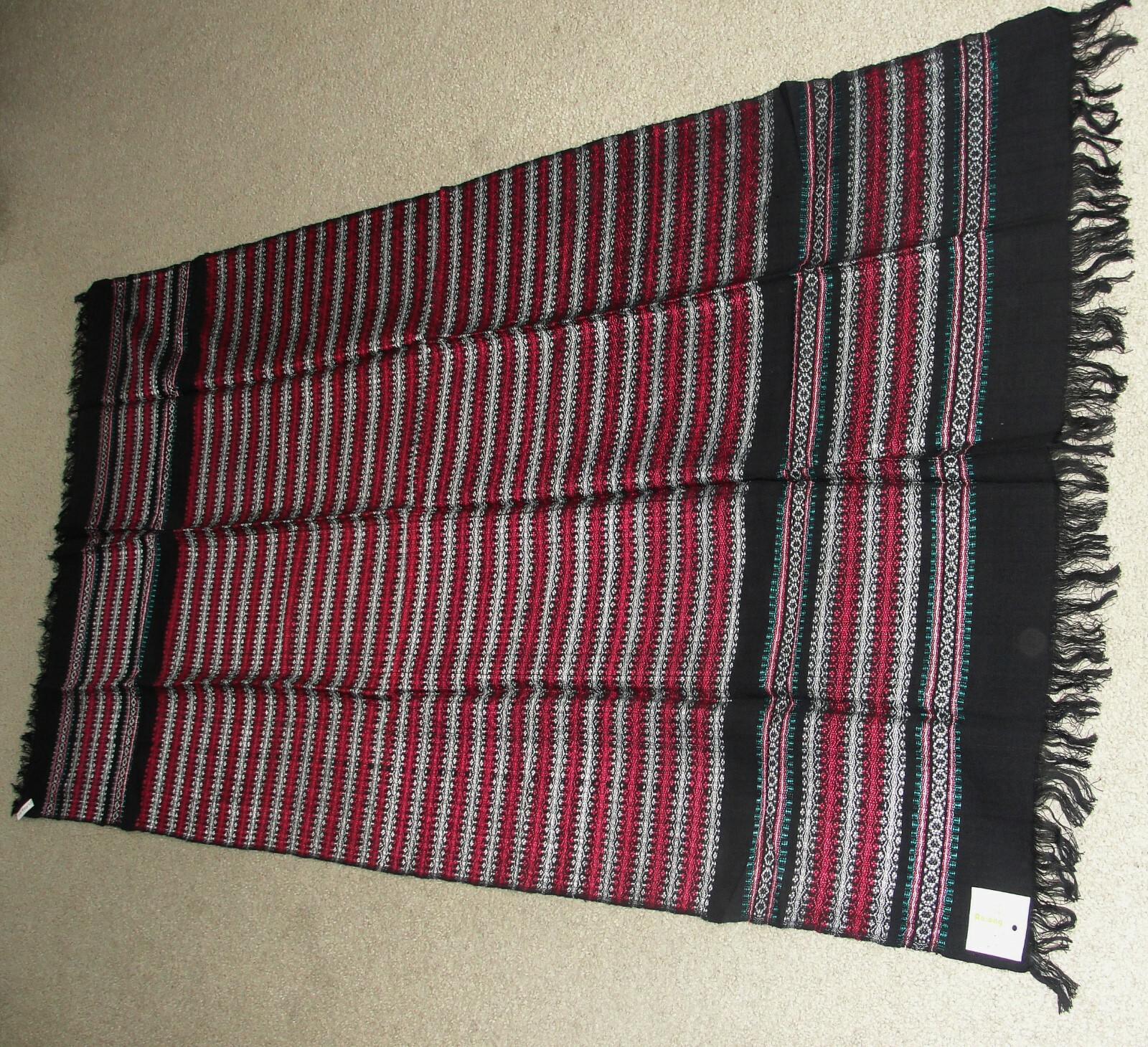 Handmade Aarong Shawl Dupatta Scarf MP Art Museum Silk Bangladesh Indian Ajrakh