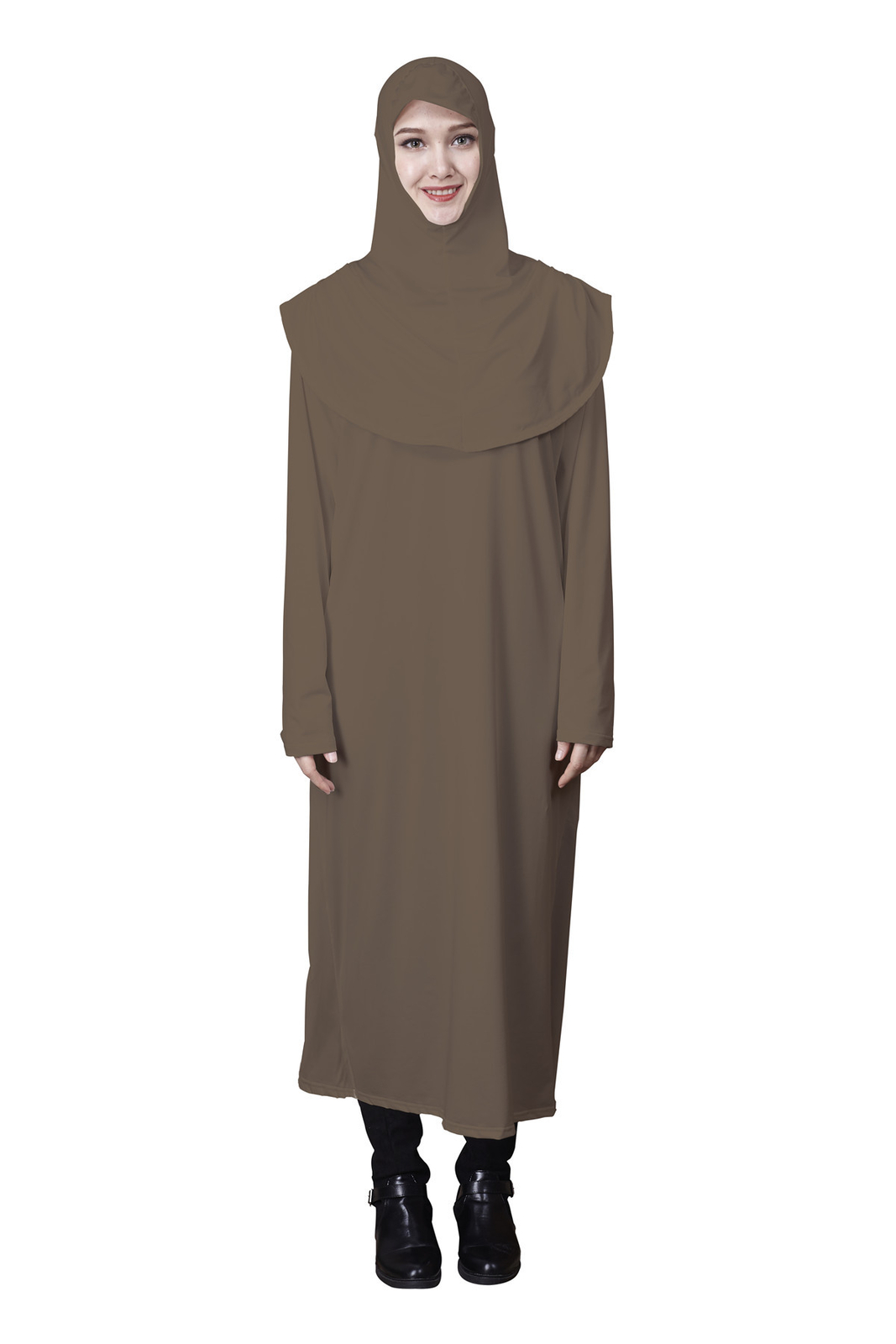 Ramadan Muslim Abaya Khimar Caftan Women Niqab Burqa Robe Prayer Dress Islamic
