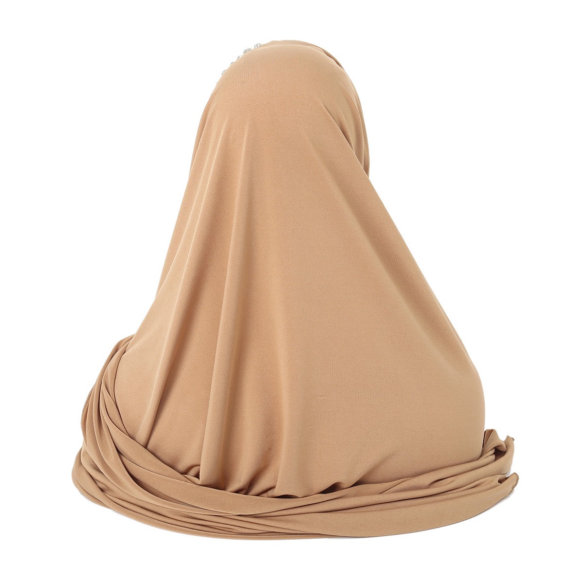 Muslim Women Hijabs Fashion Rhinestones Instant Head Wrap Long Scarf Shayla