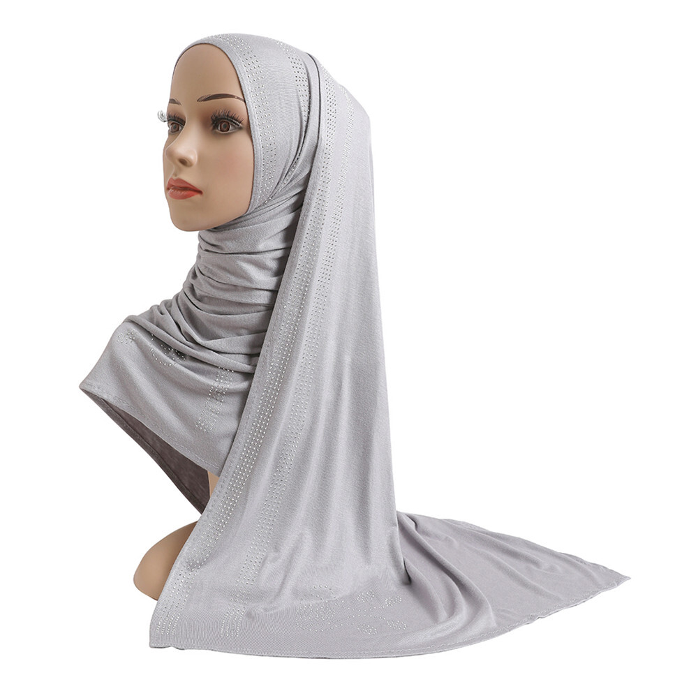 Muslim Women Hijab Turban Long Head Scarf Amira Shawl Wrap Scarves Islamic Arab