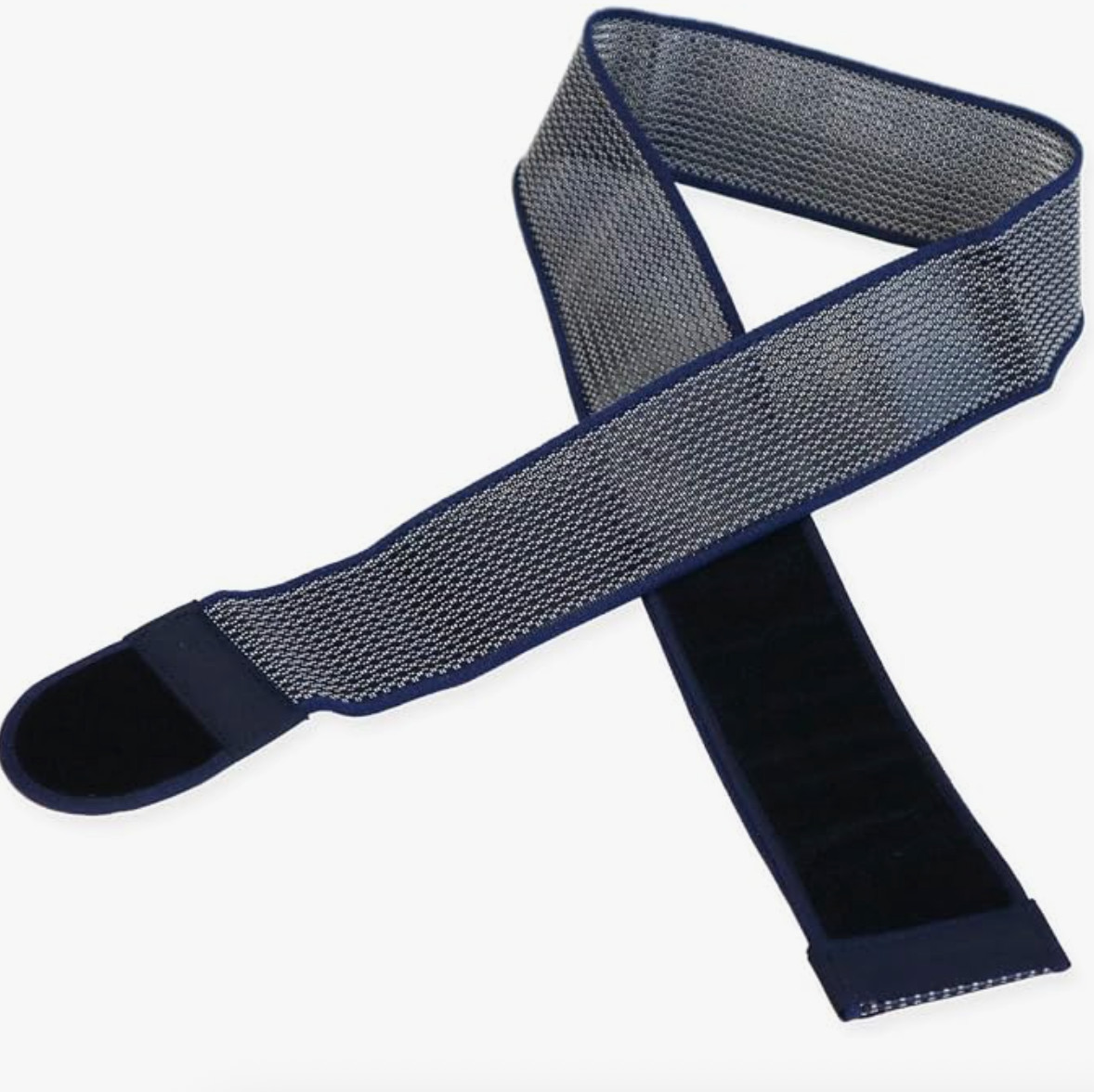 Men’s Mesh Datejime L 37in Kimono Waist Belt Navy Anti-Slip Made in Japan