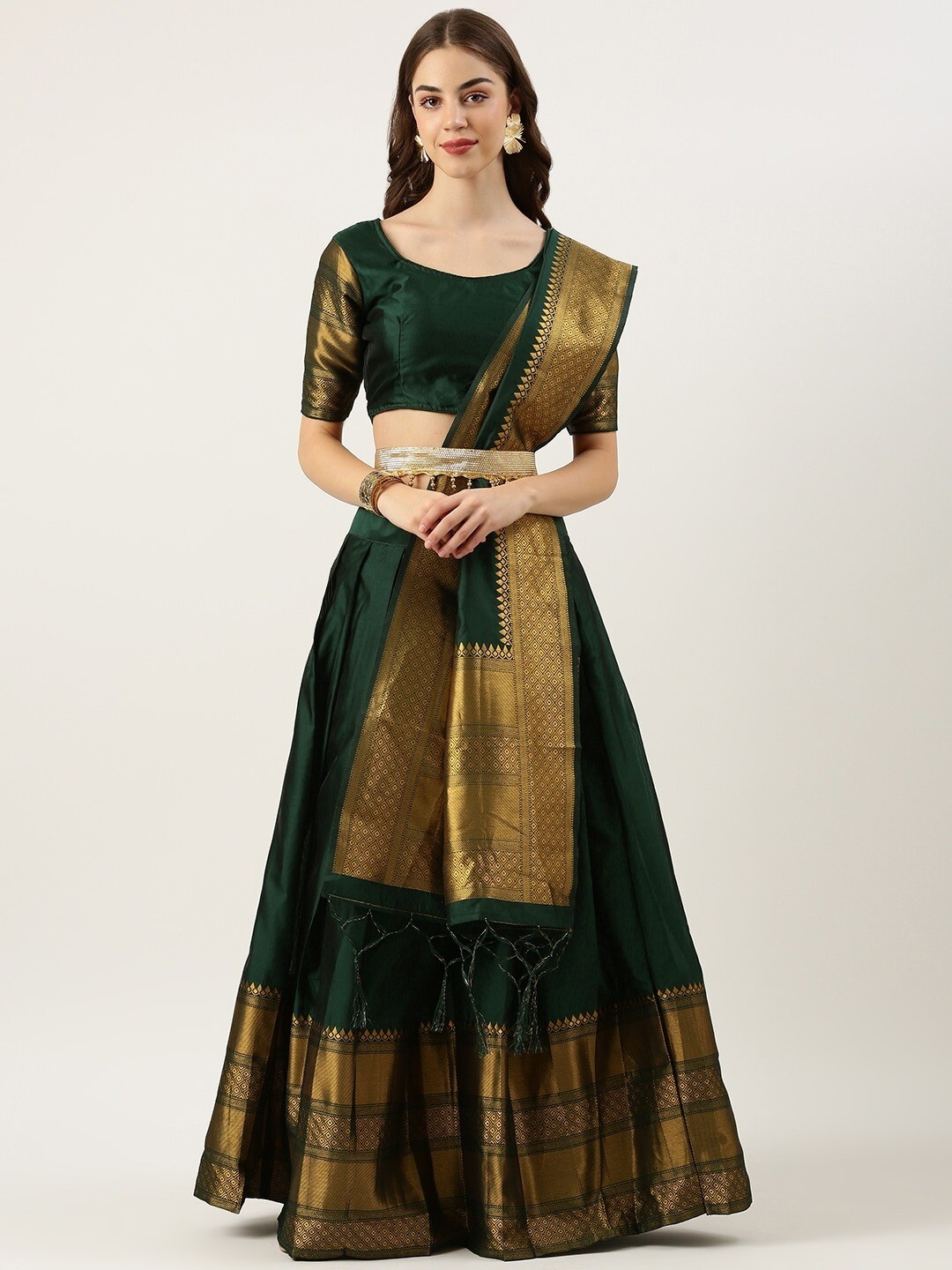 lehenga choli fully stitched wedding party wear silk lehenga choli with dupatta
