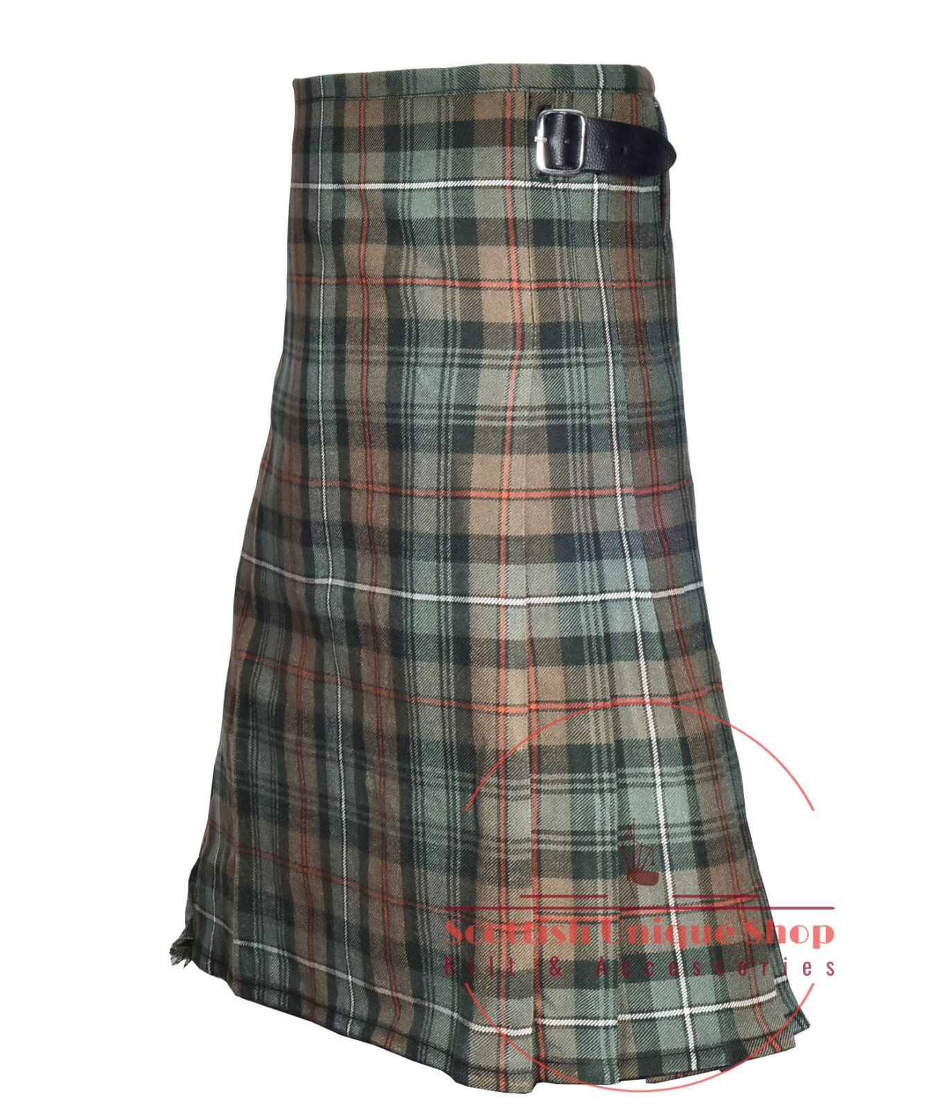 Scottish Handmade Traditional Robertson Hunting Weathered kilt 16 Oz Tartan kilt