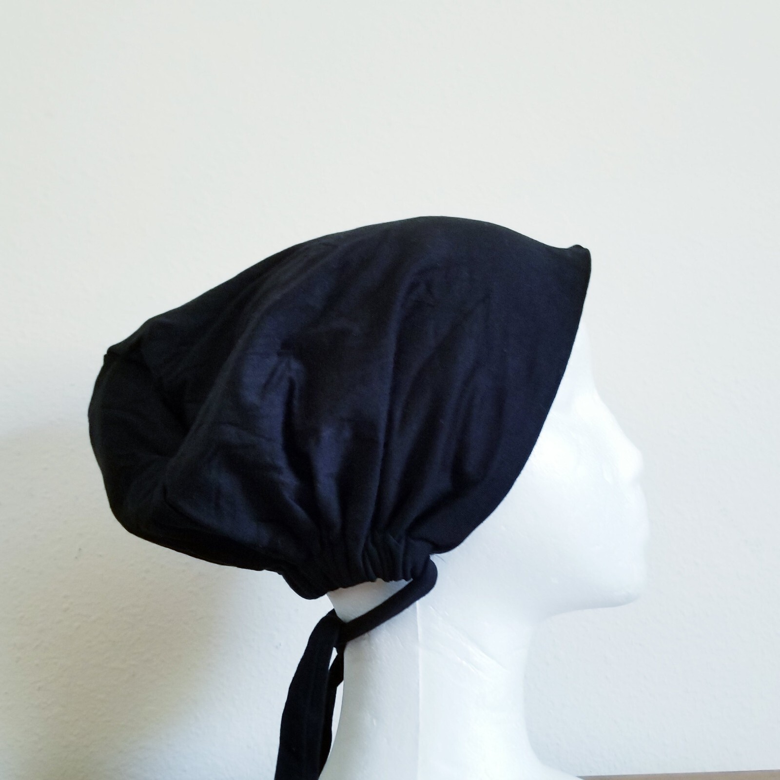 Satin Lined Hijab Cap, Hijab Bonnet, Satin lined tie back cap