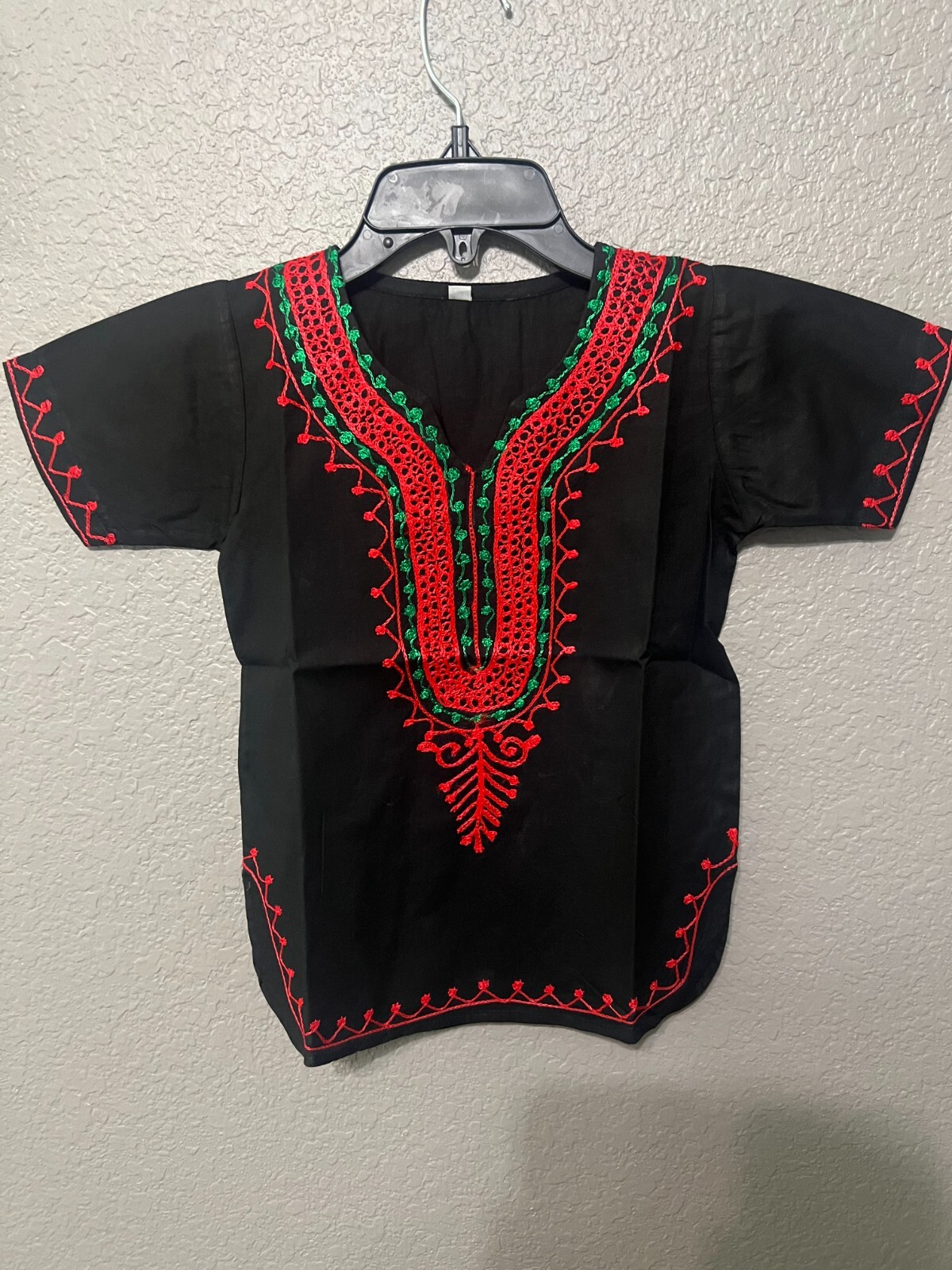 African Clothing for Children Dashiki 6M-14years Black RBG