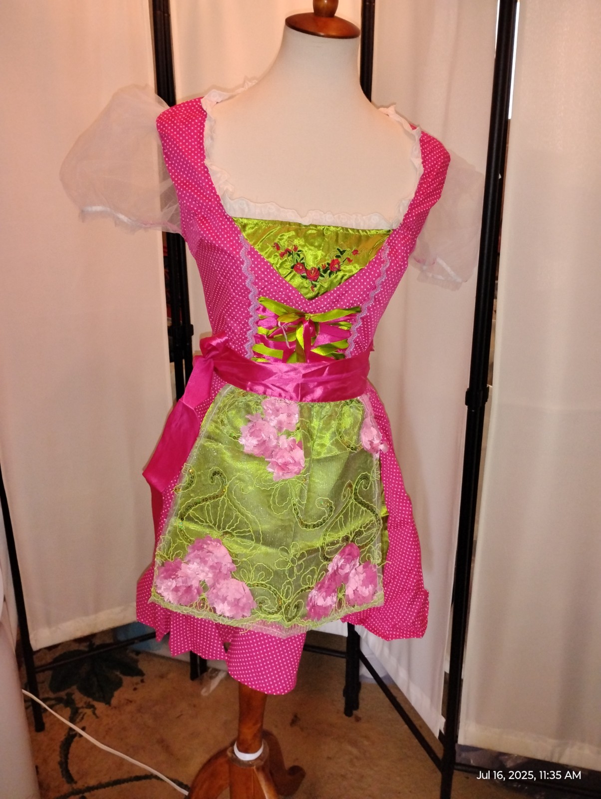 Cute SEXY NEW! Ladys,US sz 10/12.Germany,Oktoberfest,2-pc.Beer Garden Gretl