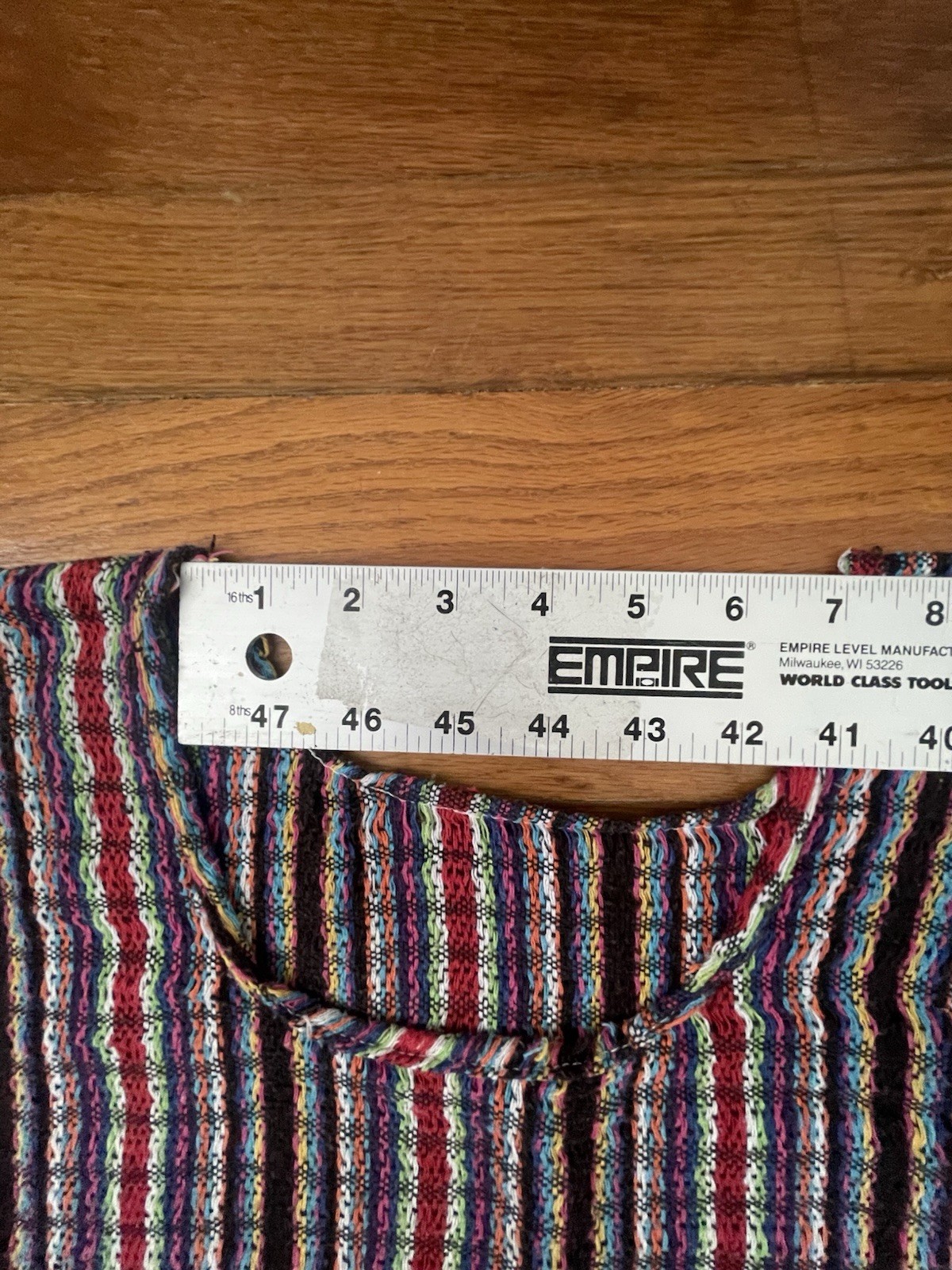 Handmade Guatemalan Huipil Top-Womens-Size Large/XL-Frayed-Excellent Condition