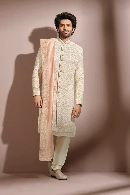 mens wedding sherwani
