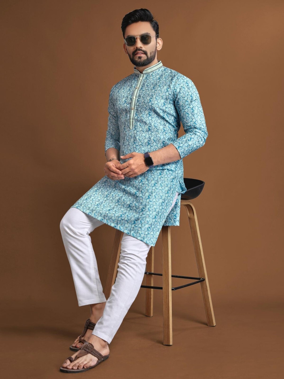 Designer Men Rayon Traditional Kurta Pyjama set for Wedding party SP-C
