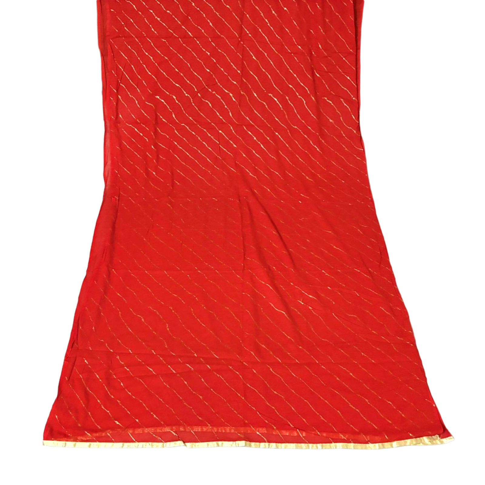 Bridal Yellow Saree Indian Vintage Used Recycled Fabric Embroidered Sari Dress