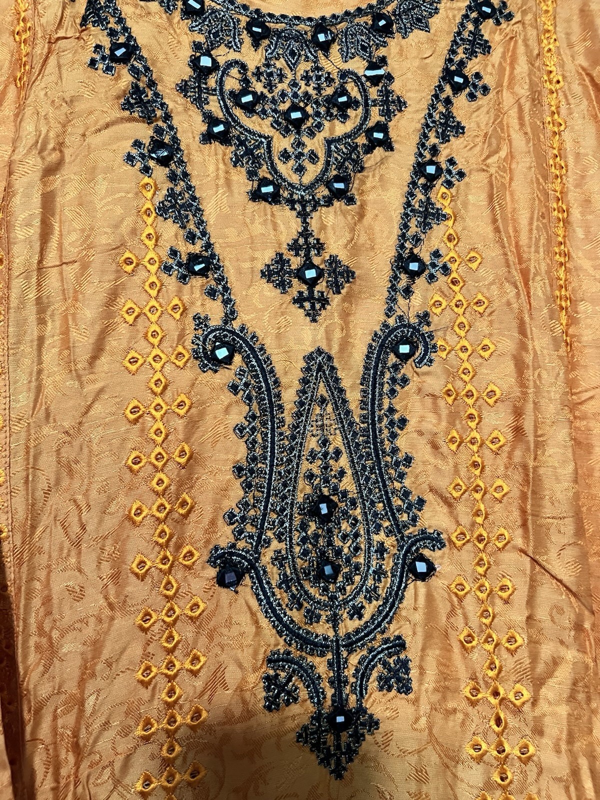 Shalwar Kameez Pakistani Stitched 2 Pcs Embroidered- Free Shipping