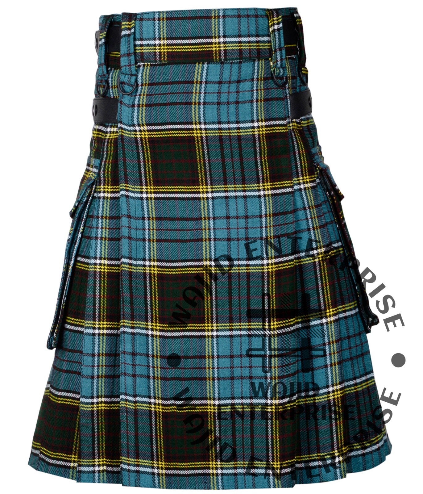 Scottish Men Handmade Anderson tartan utility Kilt – Custom Kilt & accessories