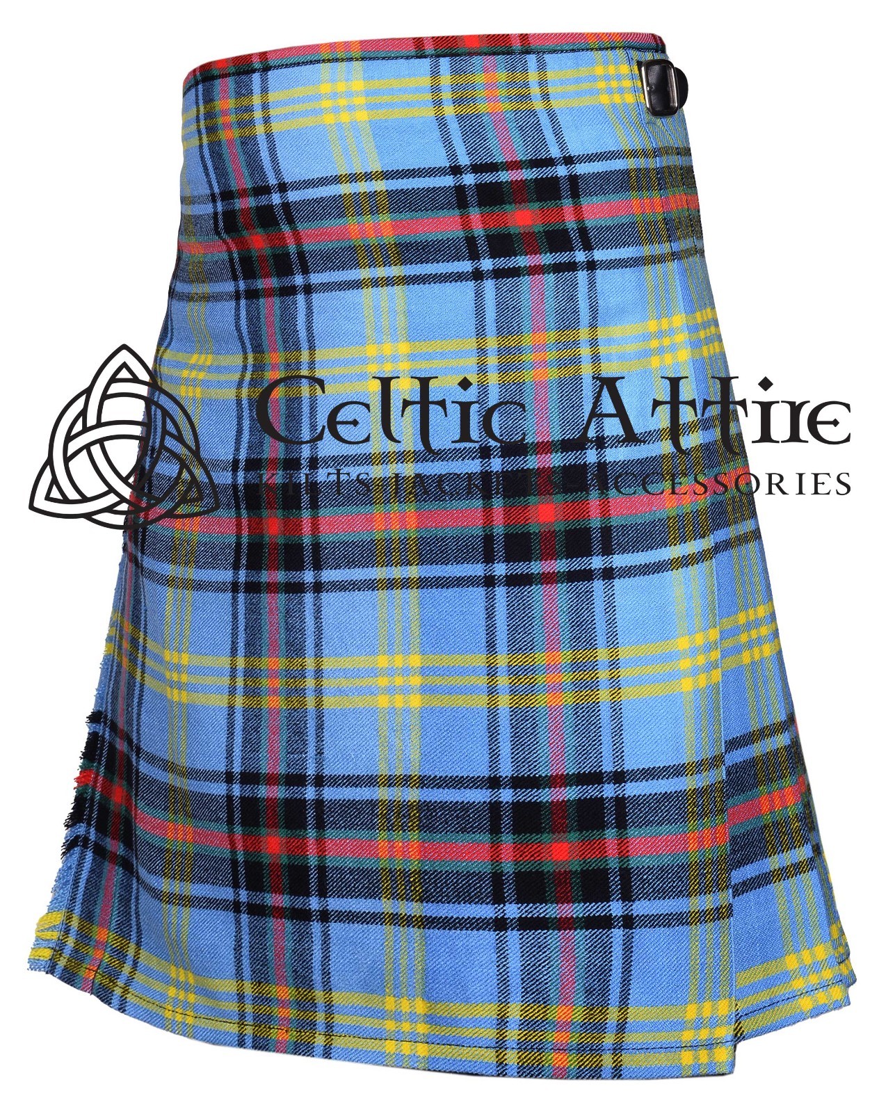 Bell of Borders Tartan 8 Yard Scottish Kilt – Made to Order By Celtic Attire