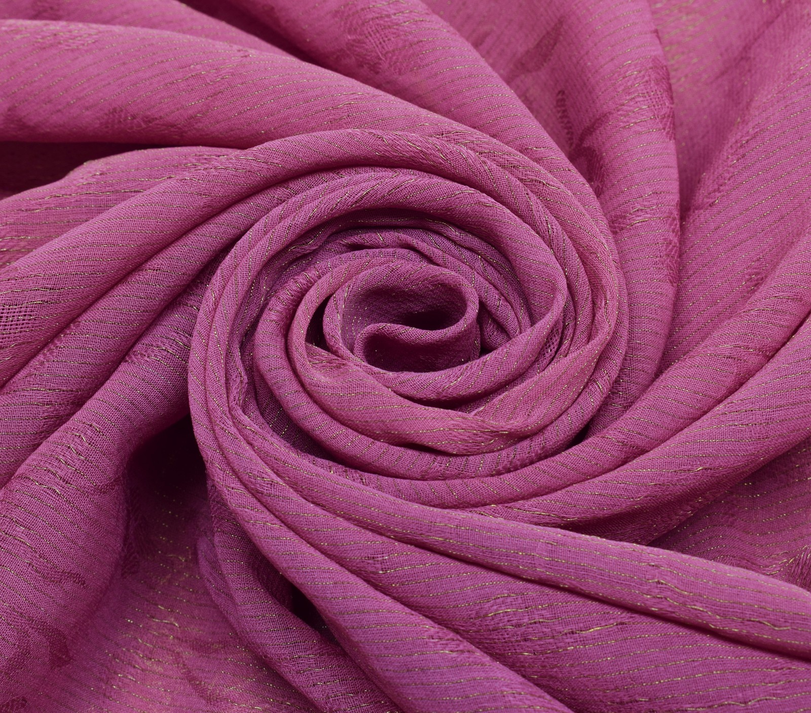 Sushila Vintage Lavender Saree Pure Georgette Silk Woven Floral 5 YD Sari Fabric
