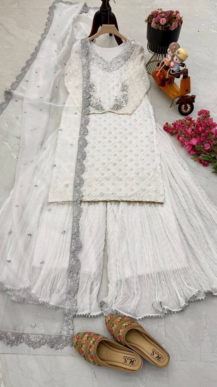 SALWAR KAMEEZ PAKISTANI INDIAN WEDDING PARTY WEAR BOLLYWOOD SUIT SHARARA PLAZZO