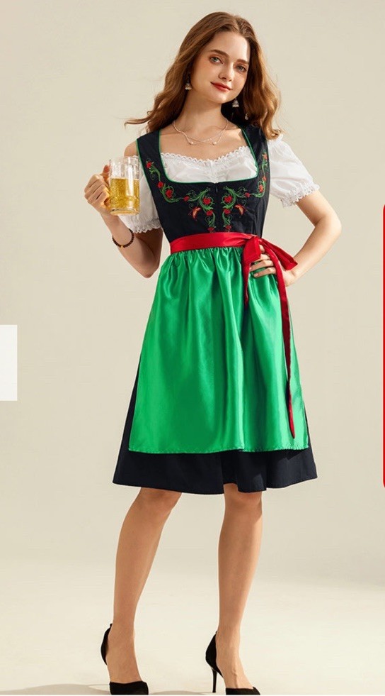 Dirndl Oktoberfest German Beer Fest Bavarian Brewery SM Halloween Carnival