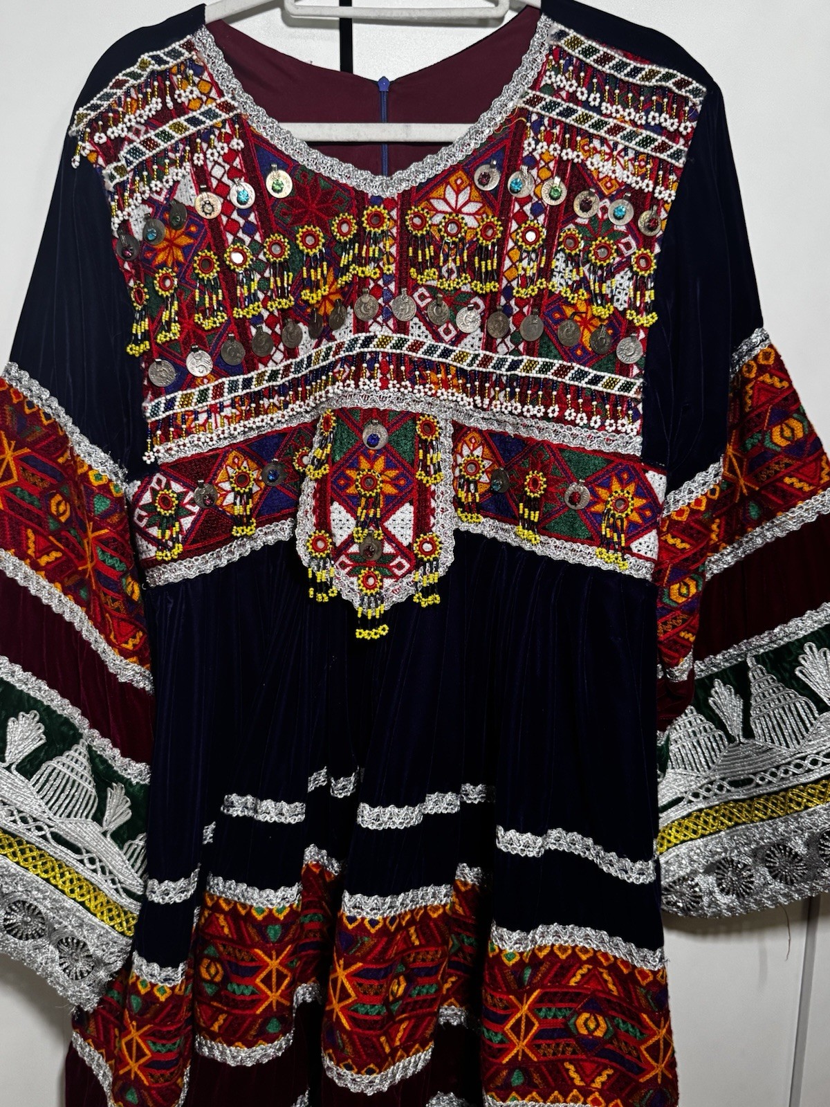 ✨ Authentic Handmade Afghan Dress 🌍 Custom Made in Afghanistan 🇦🇫