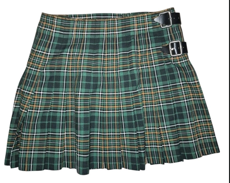 USA Kilts & Celtic Traditions Ireland National Utility Mini Kilt Adjustable