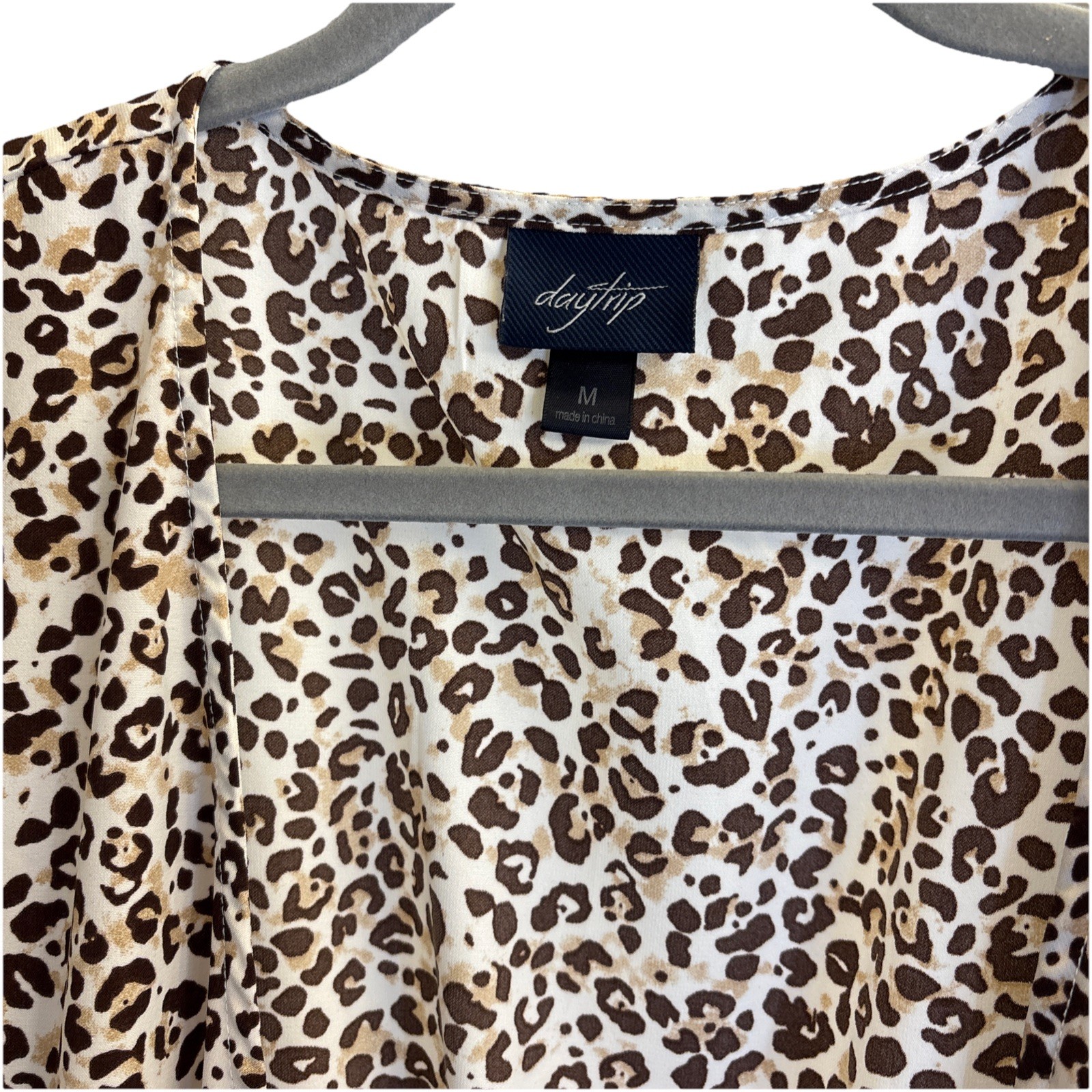 Duster Animal Print Women’s Medium Leopard Daytrip Cover Up Kimono