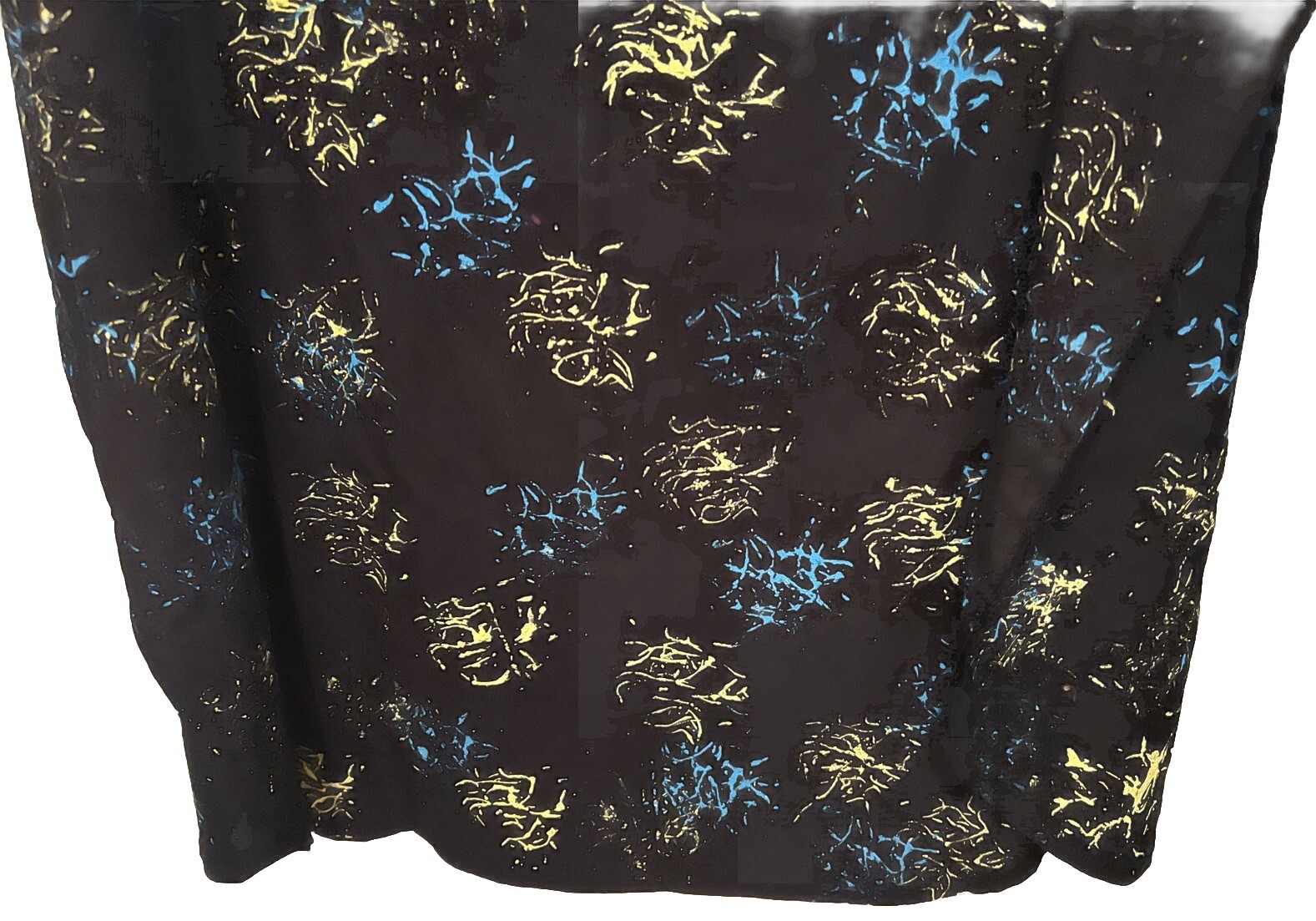 Women’s Nigerian 2-Piece Top and Stretch Tights Party Hand painted New M-L
